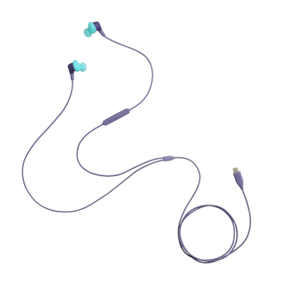 AUDIFONOS DE CABLE JBL ENDURANCE RUN 3 USBC TWISTLOCK MORADO JBLENDURRUN3CPURAM